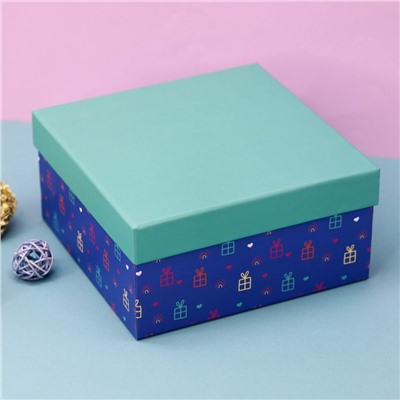 Подарочная коробка «Gift», 19*19*9.5