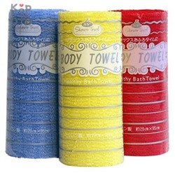 Clean Wrap Shower Towel -  Мочалка полотенце "Радуга" 29*100см.,
