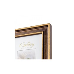 Рамка для сертификата Gallery 30x40 пластик бронза 642479-15, с пластиком		артикул 5-43203