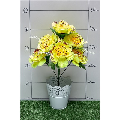 Букет цветов "Пионы" 44 см (SF-5052) в ассортименте