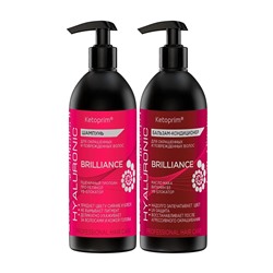 Бриллианс бальзам-кондиционер Кетоприм для окрашенных и поврежденных волос, с маслом мака, витамином В3, УФ-блокатором 500 мл