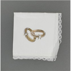 Свадебный платочек 801, белый