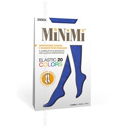 Гольфы женские Elastic Colors 20 MiNiMi Дроп [2 пары] Un/Blu