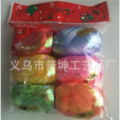 Н-р лент для связывания воздушных шаров 6 шт, заказ от 3-х упаковок