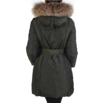 YW-17013 Пальто женское зимнее (био-пух, натуральный мех лисицы) размер S - 42 российский