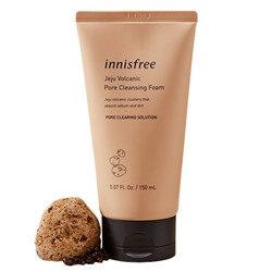 Innisfree Jeju Volcanic Pore Очищающая пенка с вулканической глиной