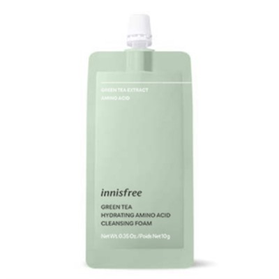 Innisfree Увлажняющая пенка для умывания с зеленым чаем и аминокислотами - 7 Days - 10g