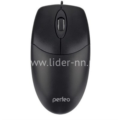 Мышь проводная PERFEO DEBUT USB (черная)