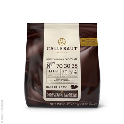 Горький шоколад, каллеты 0,4 кг, Callebaut