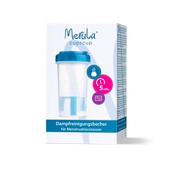 Merula Menstruationstassen Reinigungsbecher Cupscup fur die Mikrowelle Мерула Контейнер для стерилизации менструальной чаши в микроволновой печи