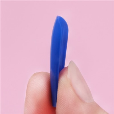 Накладные ногти, 24 шт, форма балерина, цвет тёмно-синий