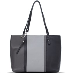 Женская кожаная сумка Richet 2796Н1Н Dalia черный серый