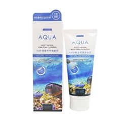 Пенка для умывания с аквамарином NATURAL AQUA FOAM CLEANSING, JIGOTT, 180 мл