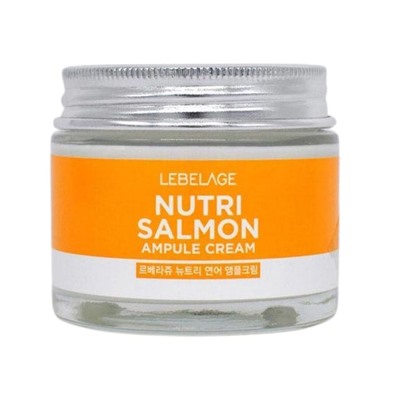 Lebelage Питательный ампульный крем с маслом лосося / Nutri Salmon Ampoule Cream, 70 мл