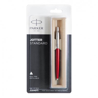 Ручка шариковая, Jotter Standard Ball Pen Red, произв. Parker