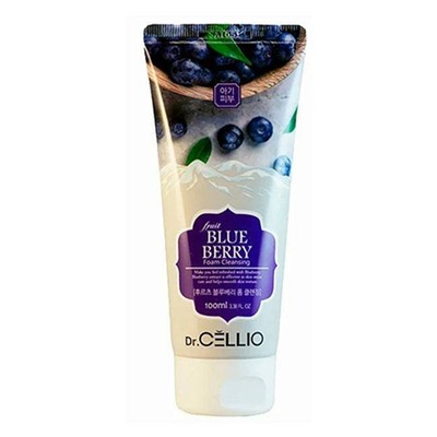 Пенка для лица с экстрактом черники G70 FRUIT BLUEBERRY FOAM CLEANSING, Dr.CELLIO, 100 мл