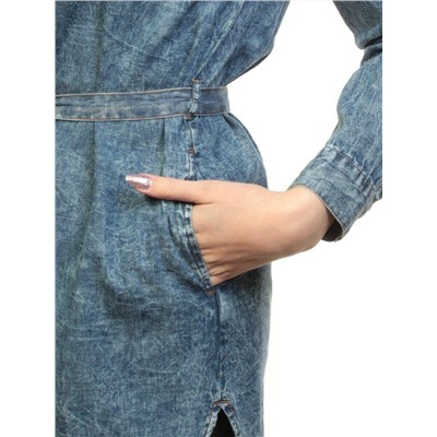 62006 Рубашка джинсовая женская (100 % хлопок) размер L - 46-48 российский