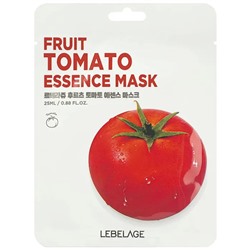 Маска для  лица тканевая с экстрактом томата, FRUIT TOMATO ESSENCE MASK, LEBELAGE, 25 мл