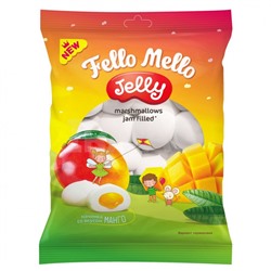 Жев.зефир Marshmallows jam fille) с нач."FELLO MELLO"JELLY 55гр со вкусом Манго/25шт