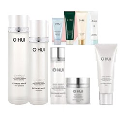 O HUI Extreme White SET  4  [Softener 150+20,Emulsion 130+20ml , serum, cream ] Summer Set