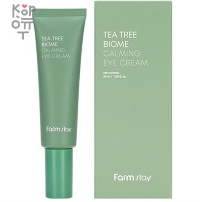 Farm Stay Green Tea Calming Eye Cream - Крем для кожи вокруг глаз с зеленым чаем, 45мл.,