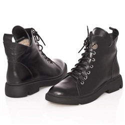 Женские кожаные ботинки DeLis DeL2104 Черный: Под заказ
