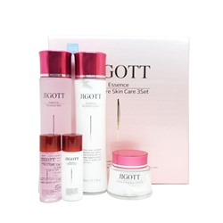 Подарочный набор MOISTURE SKIN CARE 3SET, Jigott (тонер, лосьон, крем)