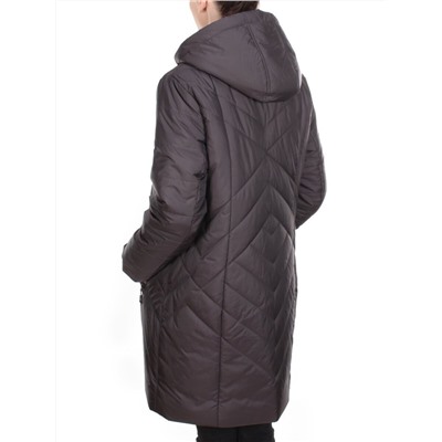 93-613M DARK BROWN Куртка зимняя женская LANKON (200 гр. холлофайбера) размер 54 - российский
