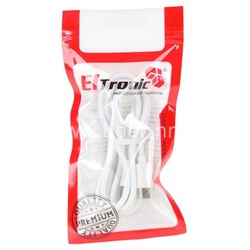 USB кабель для USB Type-C 1.0м  ( в пакете) ELTRONIC FASTER 3A (белый)