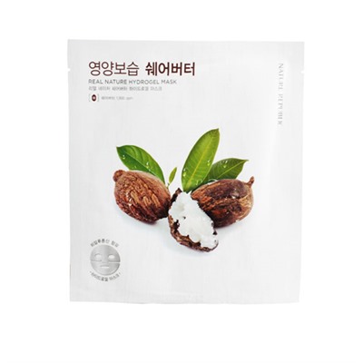 NATURE REPUBLIC Real Nature Гидро-гелевая маска с маслом ши (1шт)