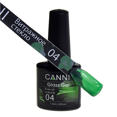 Canni Glass Gel, витражное стекло № 04