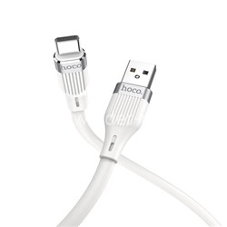 USB кабель для USB Type-C 1.2м HOCO U72 (белый)