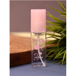 Дорожная бутылочка "Fine heart", pink (50 ml)