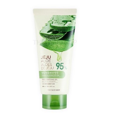 THE FACE SHOP Jeju Aloe  Освежающий-успокаивающий гель с экстрактом алоэ вера-- TUBE ---