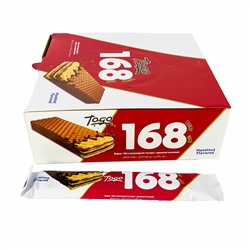 Вафельный батончик Togo 168 в молочном шоколаде 30гр (24шт в блоке)