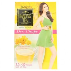Ranong Tea Derr Chape Зеленый чай с ароматом хризантемы  2 гр х 20 шт