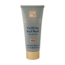 Маска очищающая грязевая с алоэ вера Purifying Mud Mask Enriched with Aloe Vera, Health and Beauty 100 мл