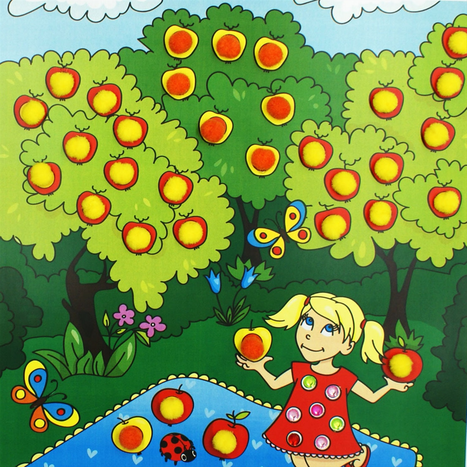 Игра дерево с фруктами. Картина фруктовый сад для детей. Аппликация фруктовый сад. Плодовый сад для детей. Фруктовый сад в детском саду.