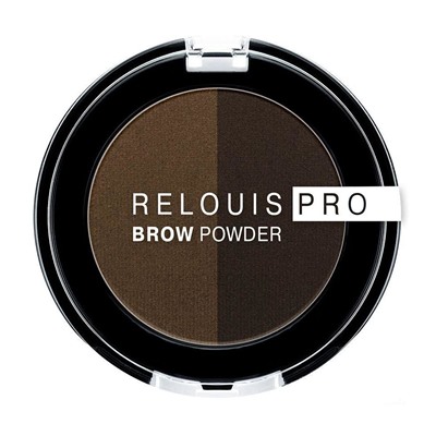 Тени для бровей "Brow Powder" тон: 03, dark brown (10825621)