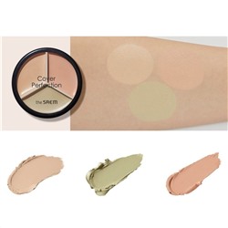 Консилер Cover Perfection Triple Pot Concealer 03 Correct Up Beige, THE SAEM