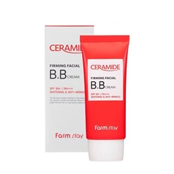 Крем укрепляющий с керамидами Ceramide Firming Facial BB Cream SPF 50+/PA+++, FarmStay, 50 г