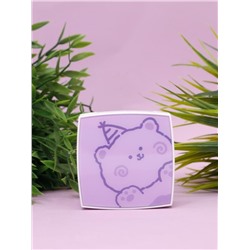 Контейнер для линз «Cute bear», purple