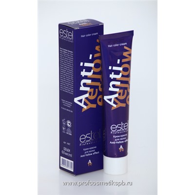 Крем-краска для волос АNTI-YELLОW EFFЕCT, 60 ml