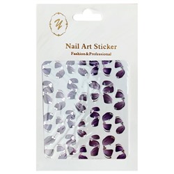 Nail Art Sticker, 2D стикер Z-D4304 (серебро)
