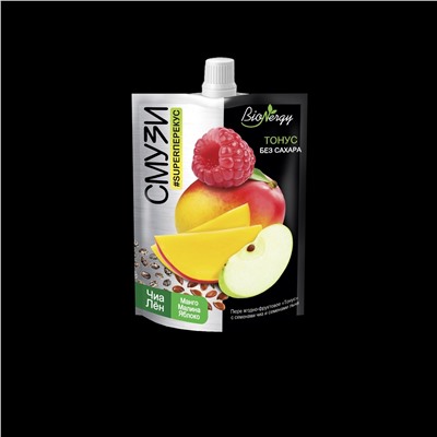 Смузи Тонус (манго,малина,яблоко,чиа,лен) “BioNergy” 120г