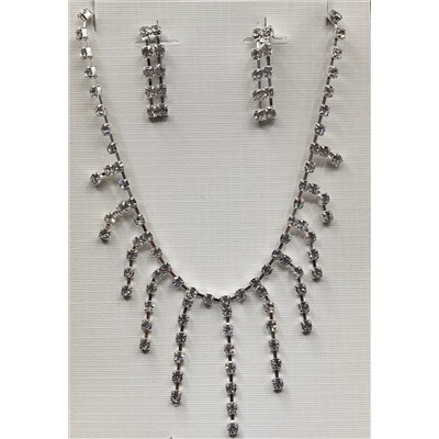 Комплект украшений Jewelry 054, серебро
