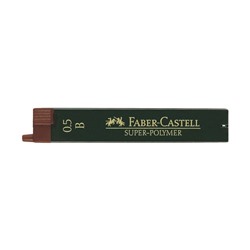 Грифели для механических карандашей 0.5 мм Faber-Castell TK® SUPERPOLYMER B 12 штук
