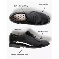 Kids' Leather Freshfeet™ School Shoes (13 Small - 7 Large)