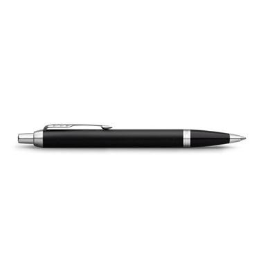 Ручка шариковая Parker IM Essential K319 Matte Black CT М 1.0 мм, корпус из латуни, синие чернила