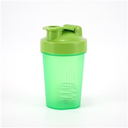 Спортивный шейкер "Matte", green (400 ml)